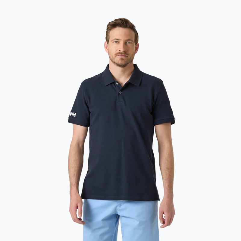 Men's polo shirt Helly Hansen Crew Polo Pique navy
