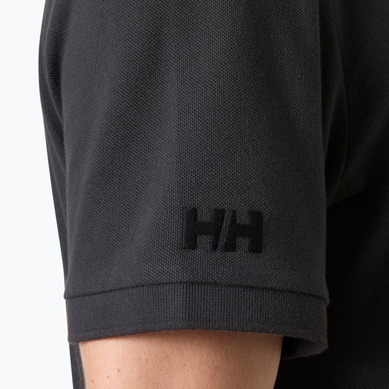 Men's polo shirt Helly Hansen Crew Polo Pique ebony 4