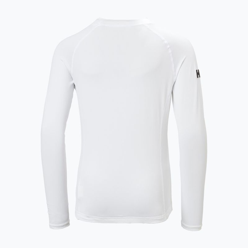 Children's swimming longsleeve Helly Hansen Waterwear Rashguard Jr white 6