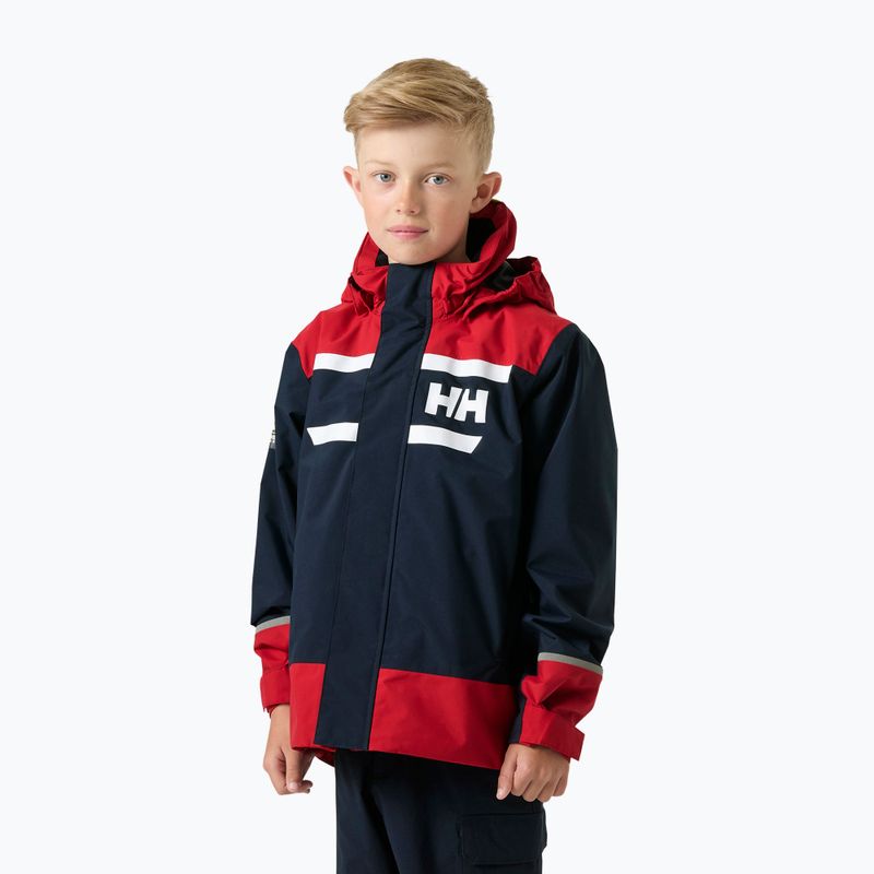 Children's sailing jacket Helly Hansen Salt Port 2.0 Jr navy 3