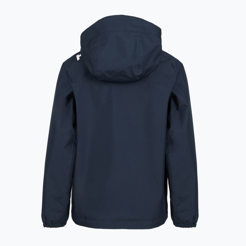 Children's sailing jacket Helly Hansen Crew Hooded Jr 41813 navy 2