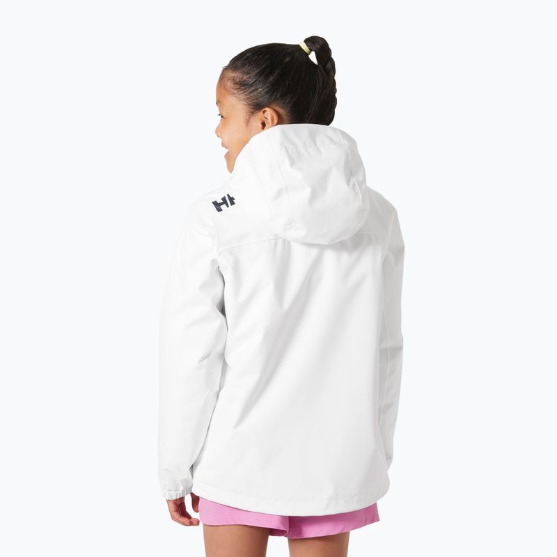 Children's sailing jacket Helly Hansen Crew Midlayer 2.0 white 2