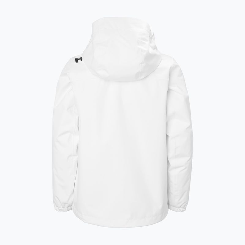 Children's sailing jacket Helly Hansen Crew Midlayer 2.0 white 8