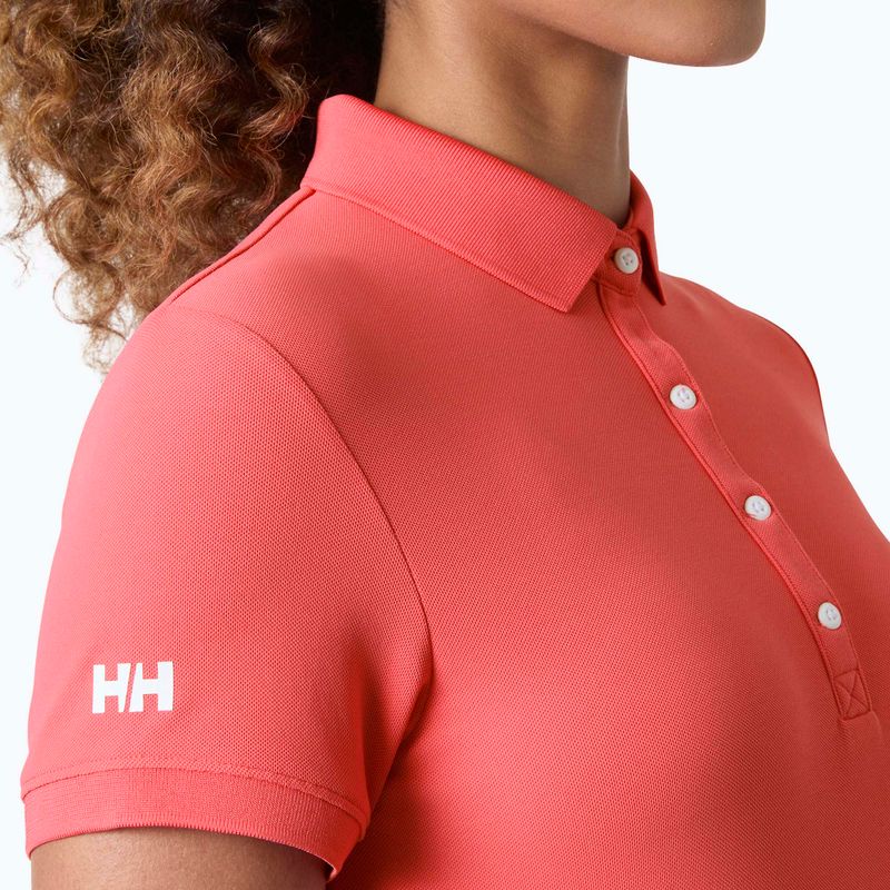 Women's polo shirt Helly Hansen Crewline Polo sunset pink 4
