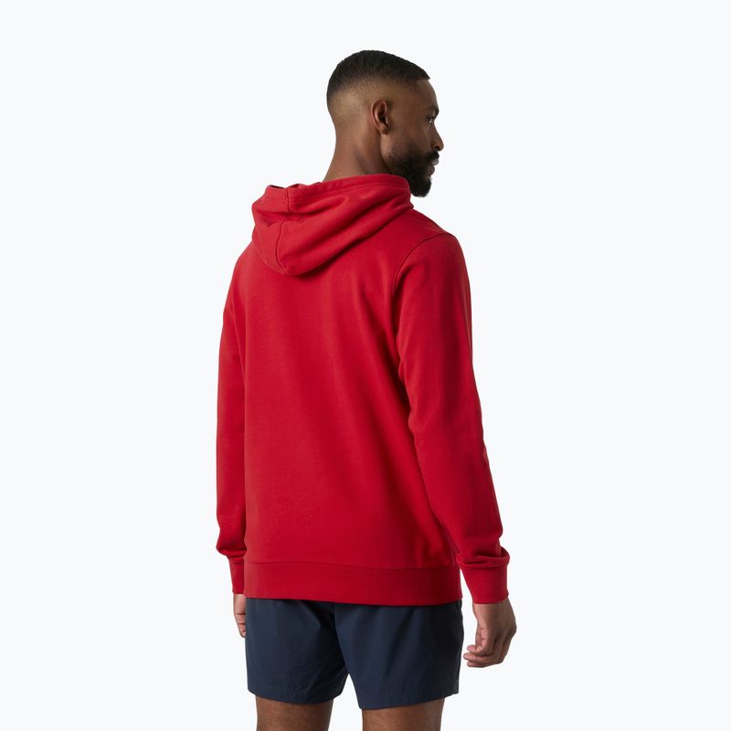 Men's sweatshirt Helly Hansen Core Graphic Hoodie red 2