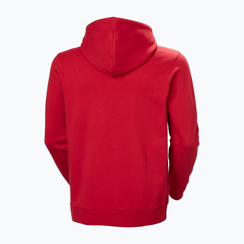 Men's sweatshirt Helly Hansen Core Graphic Hoodie red 6