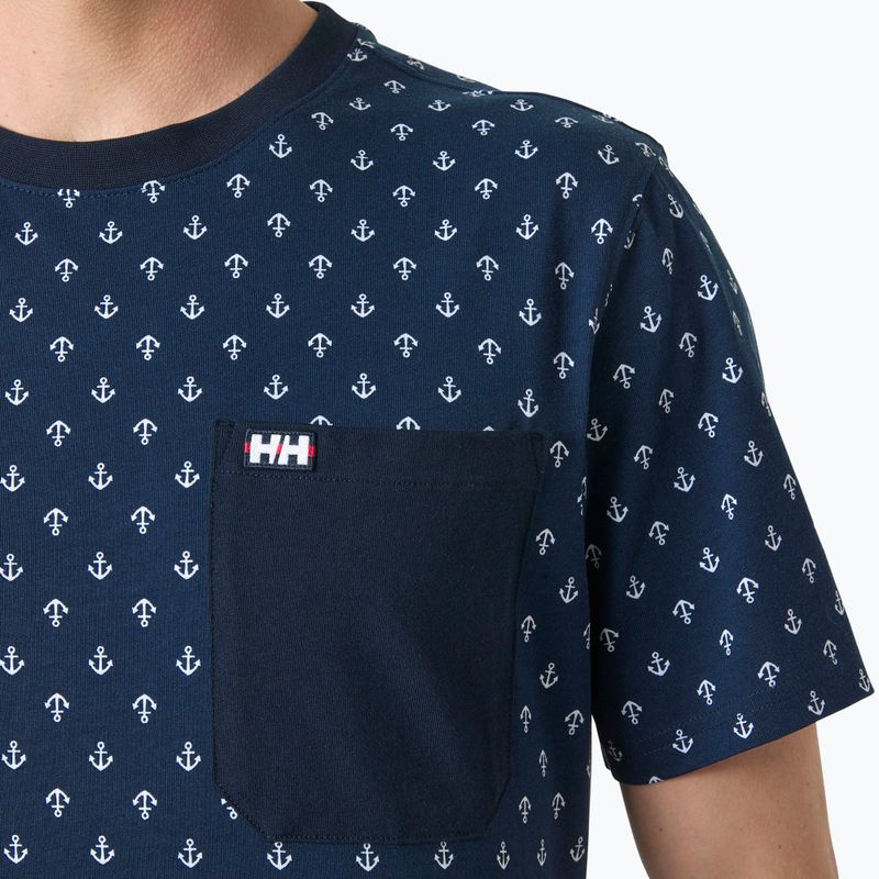 Men's T-shirt Helly Hansen Hudson navy aop 3