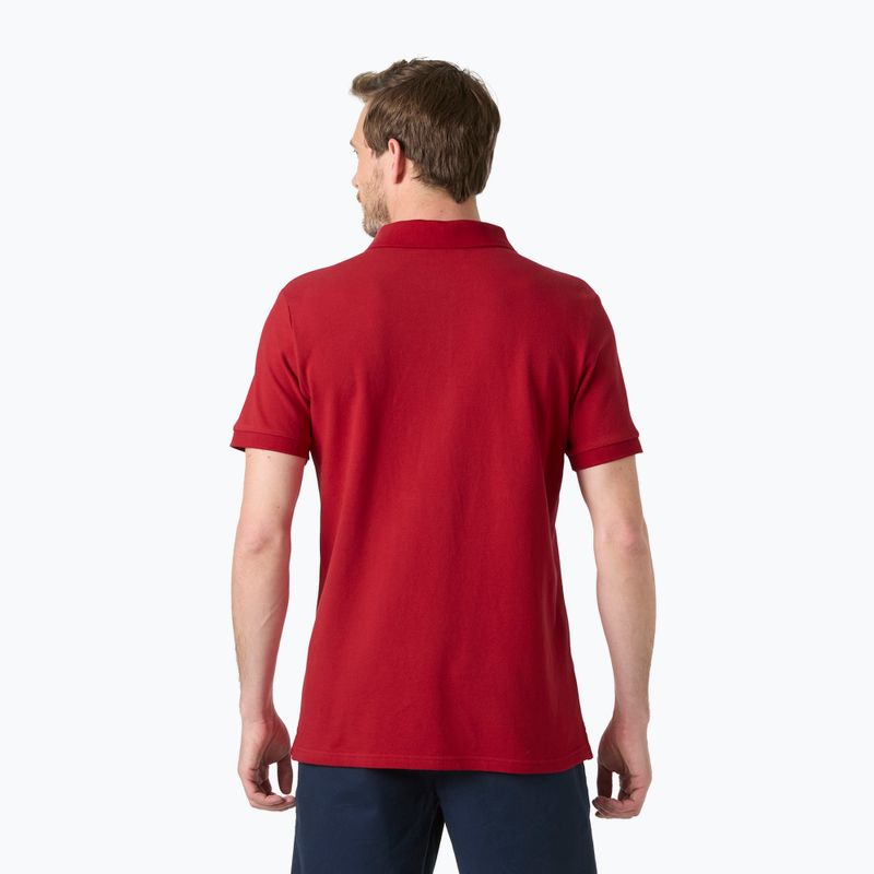 Men's T-shirt Helly Hansen Hudson Polo red 2