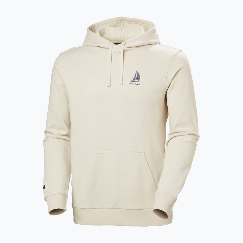 Men's sweatshirt Helly Hansen Shoreline Hoodie cream 5