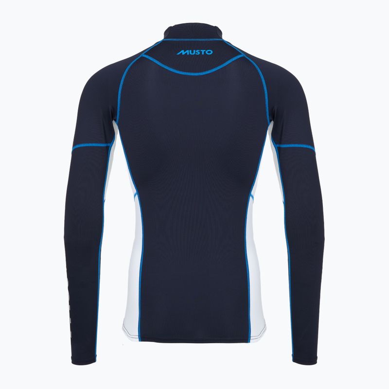 Men's swim long sleeve Musto Championship Rash Guard navy/white 2