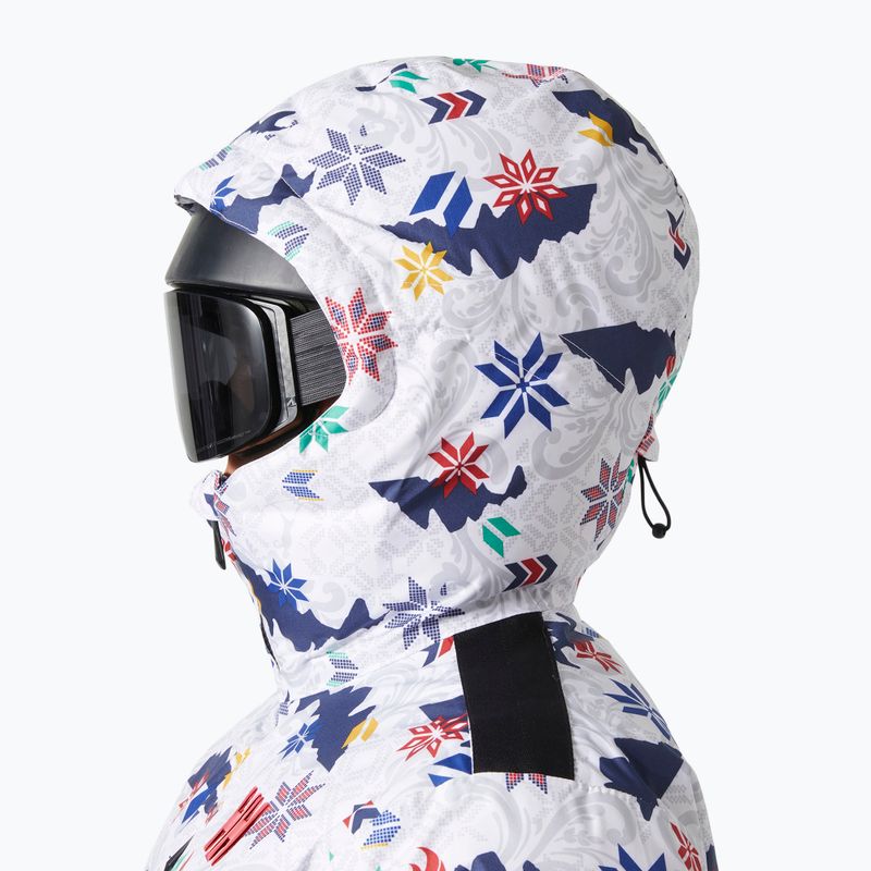 Women's ski jacket Helly Hansen Kvitfjell Race Short Puffy white crescendo 3