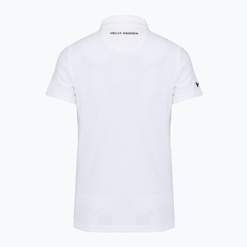 Women's polo shirt Helly Hansen Crew Polo Pique white 2