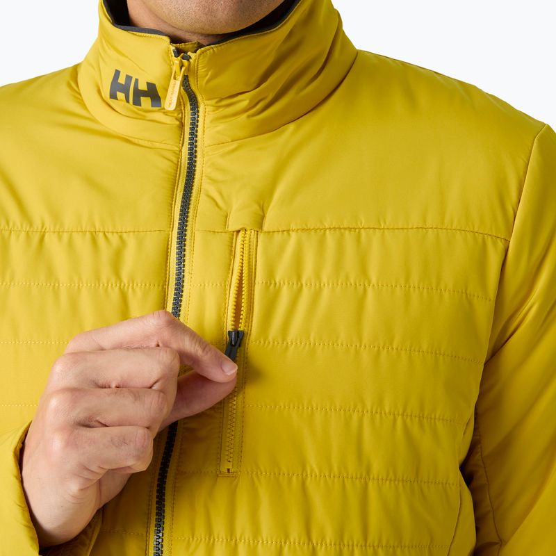Women's sailing jacket Helly Hansen Crew Insulator 2.0 gold rush 3