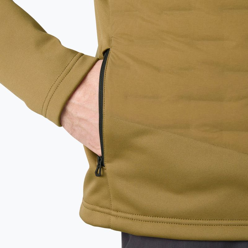 Men's hybrid jacket Helly Hansen HP Hybrid Stretch Insulator sepia 4