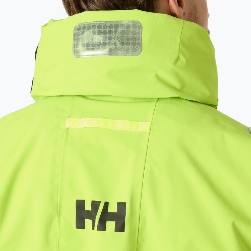 Men's sailing jacket Helly Hansen Skagen Offshore luminous green 5