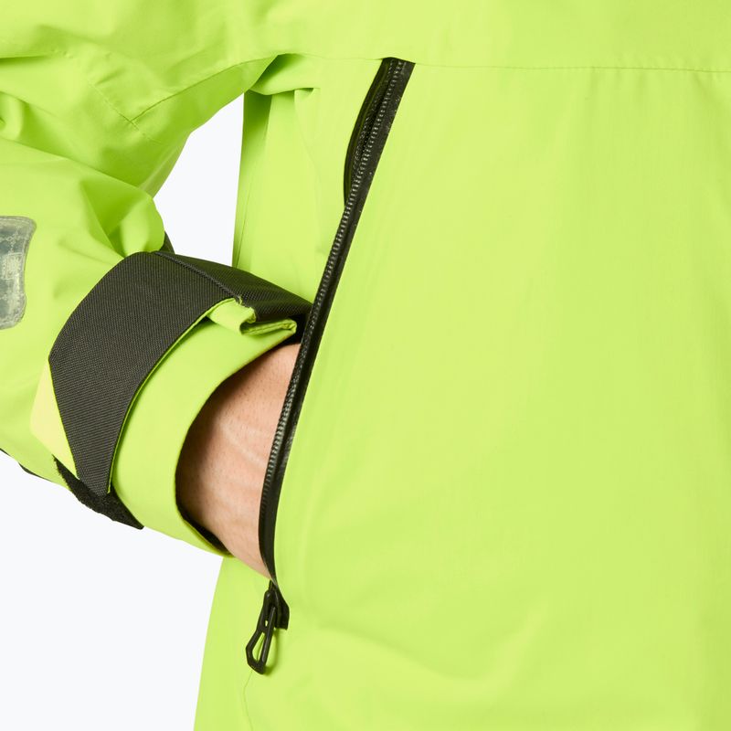 Men's sailing jacket Helly Hansen Skagen Offshore luminous green 10