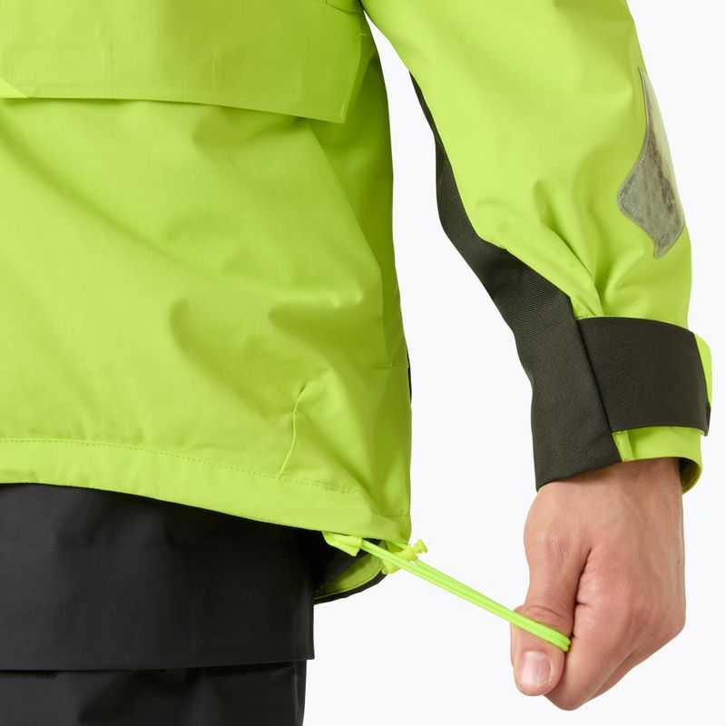 Men's sailing jacket Helly Hansen Skagen Offshore luminous green 11