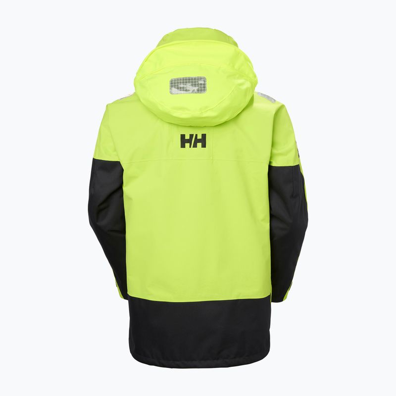 Men's sailing jacket Helly Hansen Skagen Offshore luminous green 13