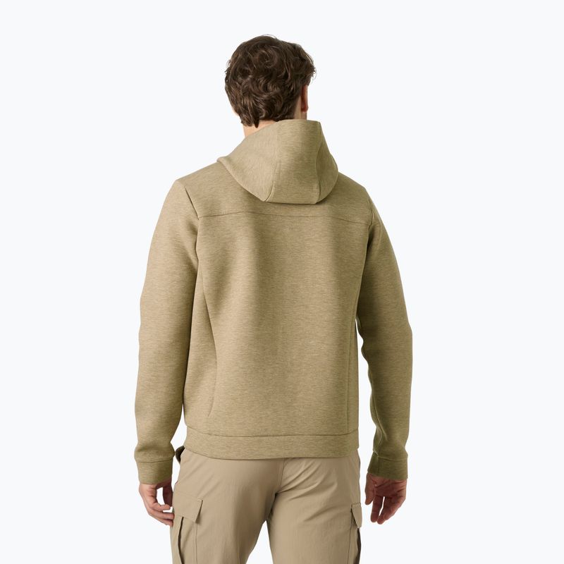 Men's sailing sweatshirt Helly Hansen HP Ocean Full Zip 2.0 sepia melange 2