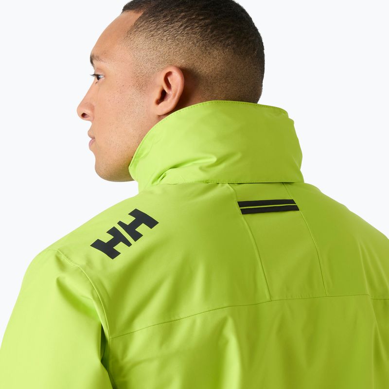 Men's sailing jacket Helly Hansen Crew Hooded Midlayer 2 luminous green 4