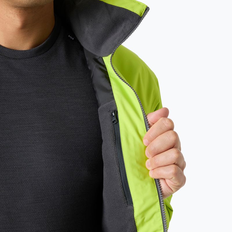 Men's sailing jacket Helly Hansen Crew Hooded Midlayer 2 luminous green 6