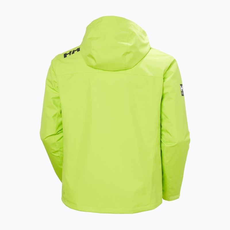 Men's sailing jacket Helly Hansen Crew Hooded Midlayer 2 luminous green 10