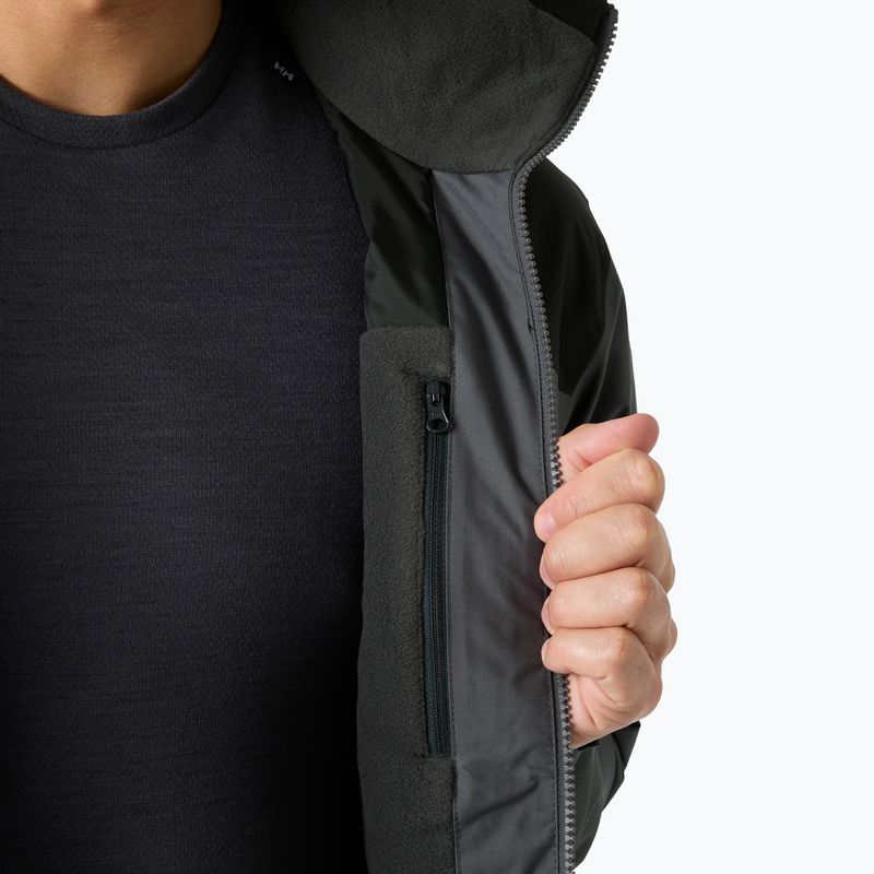 Men's sailing jacket Helly Hansen Crew Hooded Midlayer 2 thunder grey 5