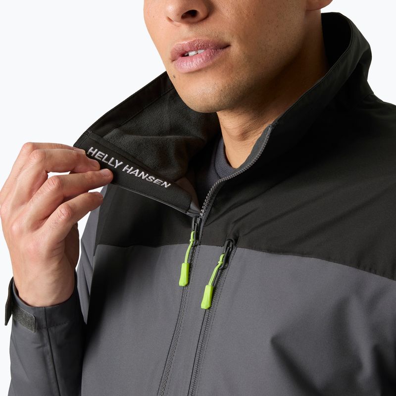 Men's sailing jacket Helly Hansen Crew Midlayer 2 thunder grey 3