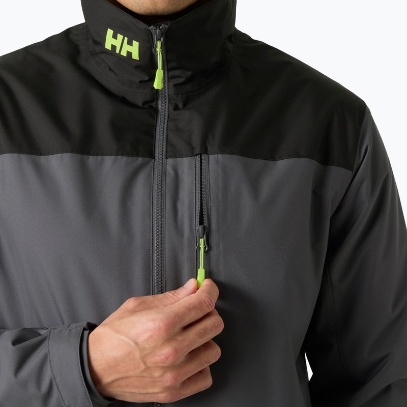 Men's sailing jacket Helly Hansen Crew Midlayer 2 thunder grey 4