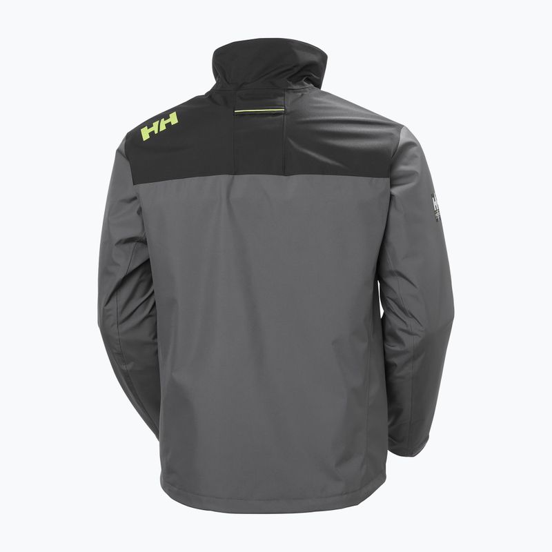 Men's sailing jacket Helly Hansen Crew Midlayer 2 thunder grey 10