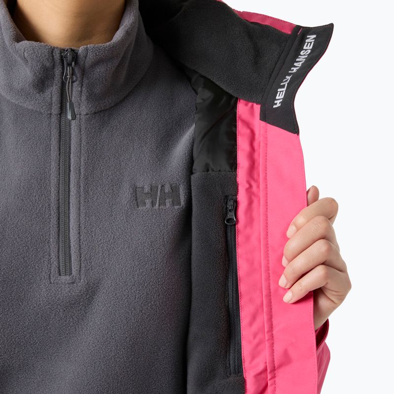 Women's sailing jacket Helly Hansen Crew Hooded Midlayer 2.0 hot pink 5