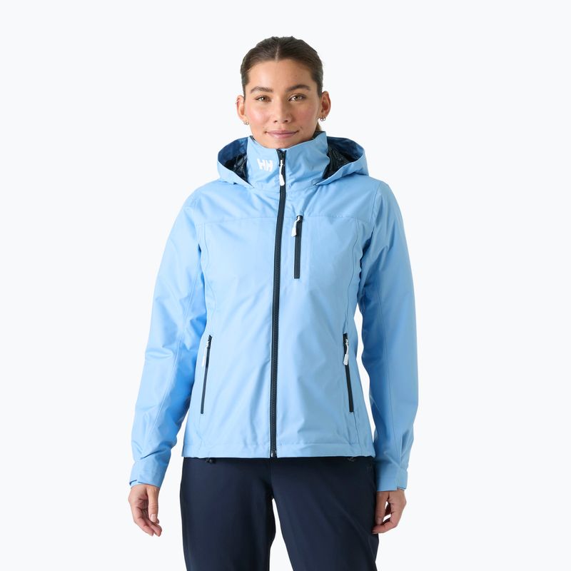 Women's sailing jacket Helly Hansen Crew Hooded Midlayer 2.0 bright blue