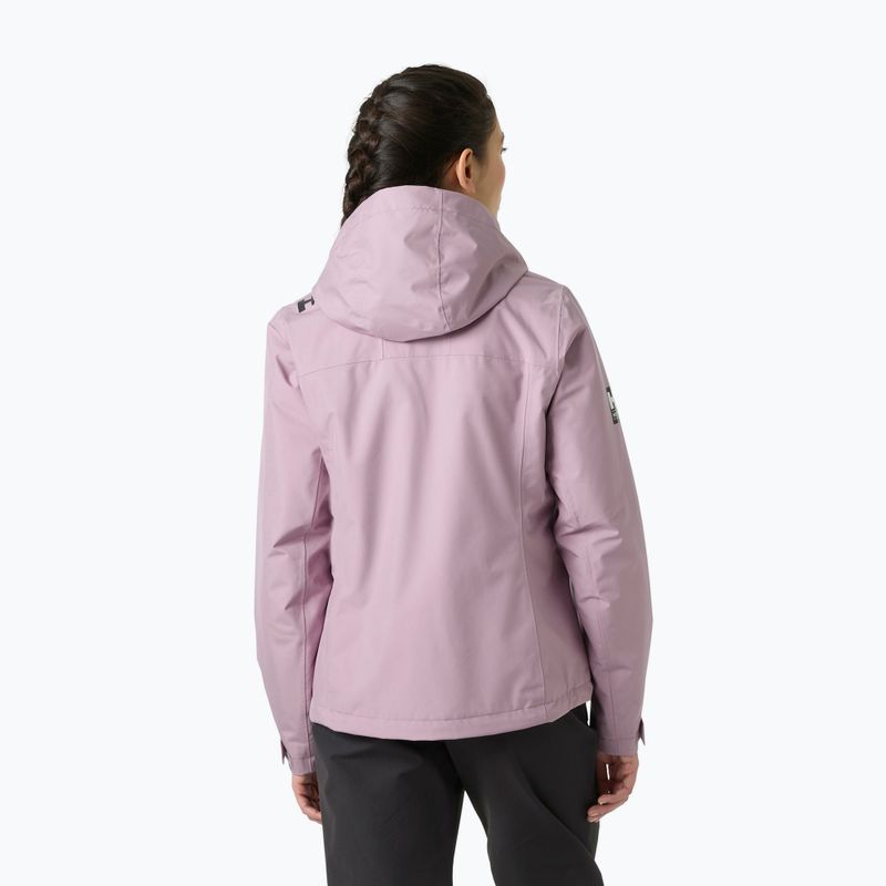 Women's sailing jacket Helly Hansen Crew Hooded Midlayer 2.0 purple play 2