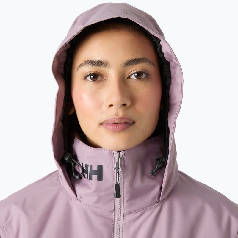 Women's sailing jacket Helly Hansen Crew Hooded Midlayer 2.0 purple play 3