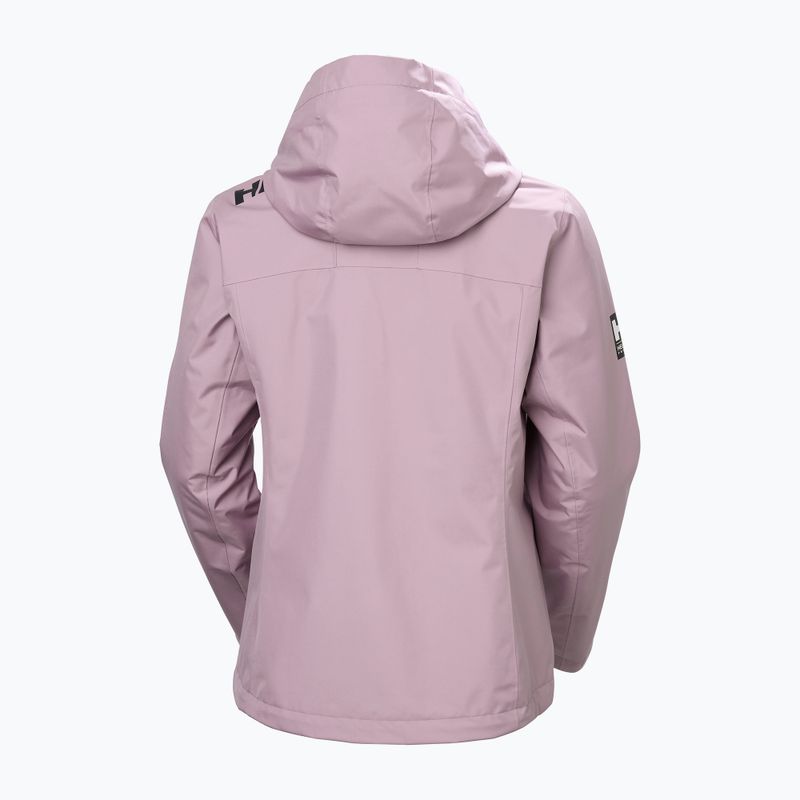 Women's sailing jacket Helly Hansen Crew Hooded Midlayer 2.0 purple play 9