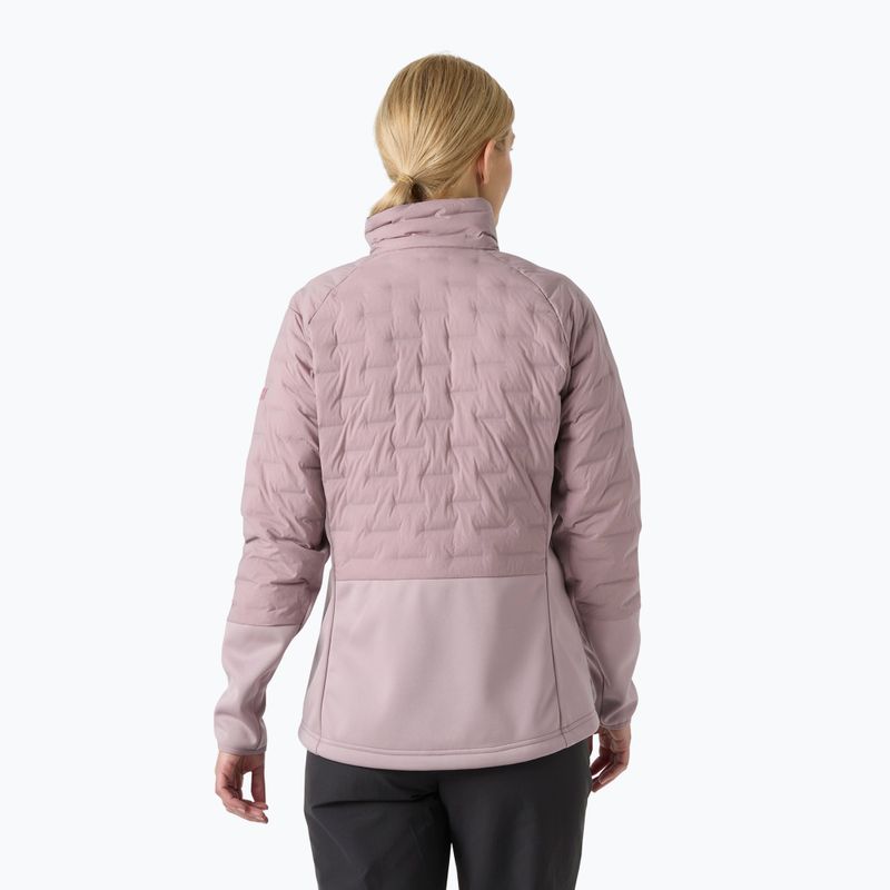 Women's hybrid jacket Helly Hansen HP Hybrid Stretch Insulator purple clay 2
