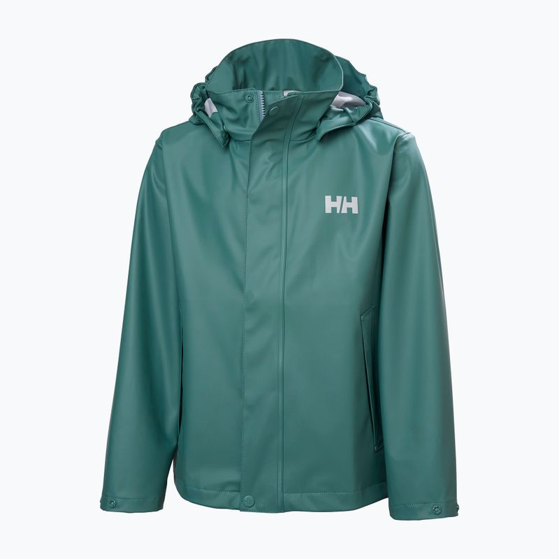 Children's sailing jacket Helly Hansen Moss opal green 5