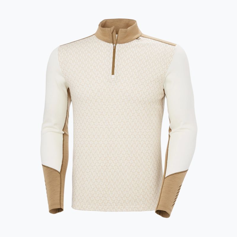 Men's thermal sweatshirt Helly Hansen Lifa Merino Midweight 1/2 Zip snow monogram aop 5