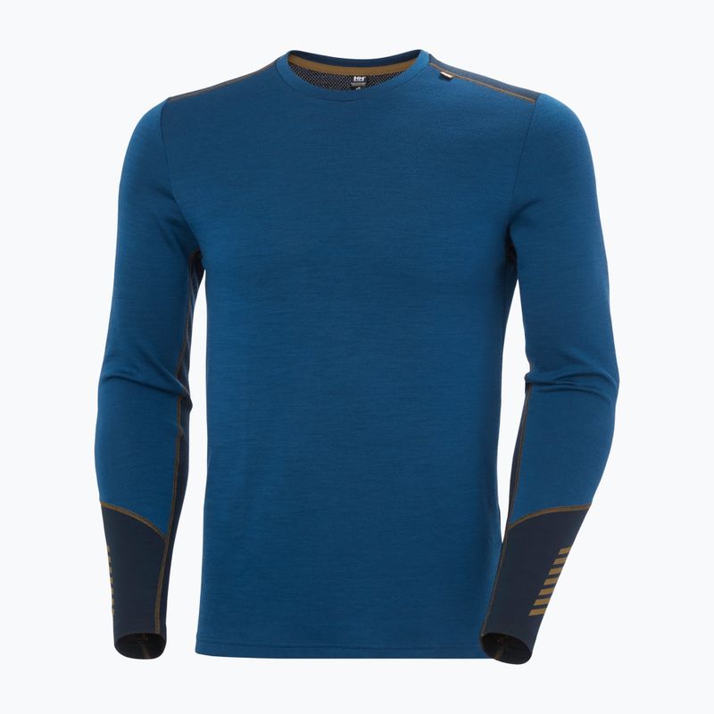 Men's thermal sweatshirt Helly Hansen Lifa Merino Midweight Crew dark blue 4