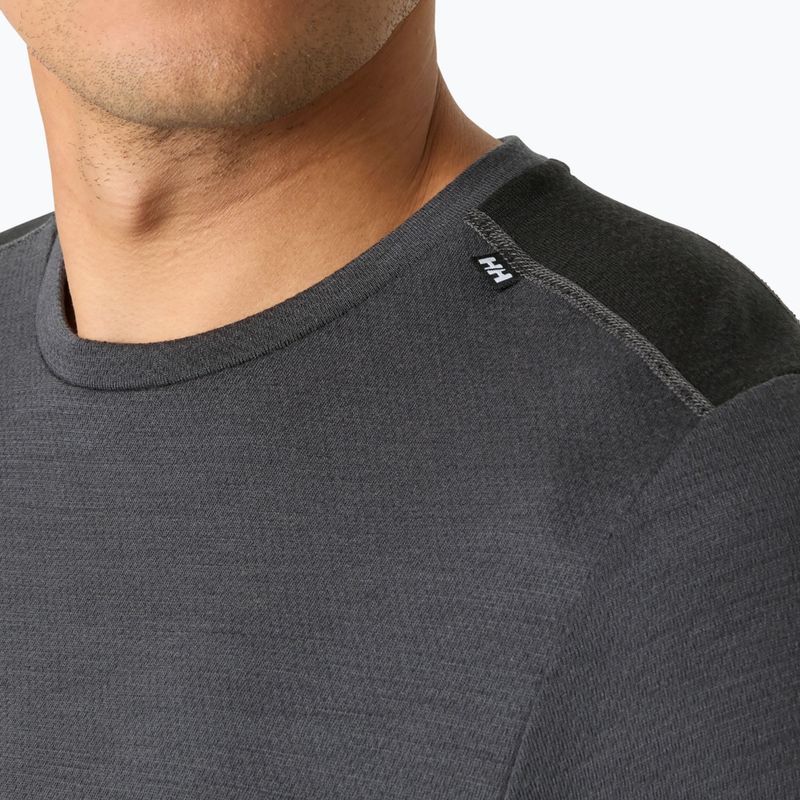 Men's thermal sweatshirt Helly Hansen Lifa Merino Midweight Crew thunder grey 3