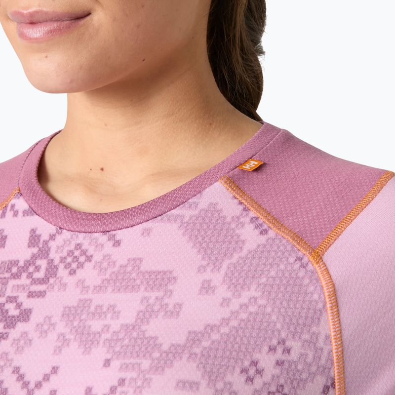 Women's thermal sweatshirt Helly Hansen Lifa Merino Midweight Gra cherry blossom new nordic 3