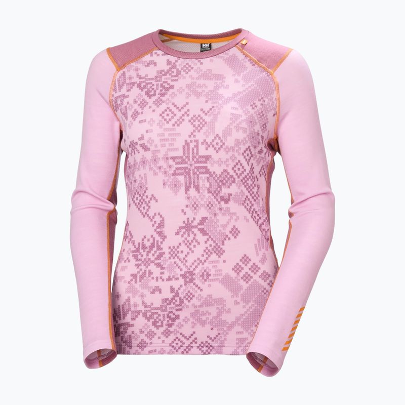 Women's thermal sweatshirt Helly Hansen Lifa Merino Midweight Gra cherry blossom new nordic 5