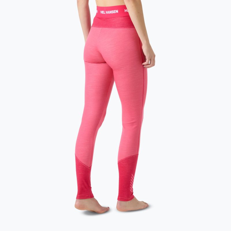 Women's thermal trousers Helly Hansen Lifa Merino Midweight hot pink 2