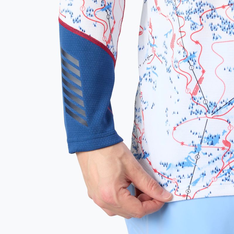 Men's thermal sweatshirt Helly Hansen Lifa Active white slope map aop 4
