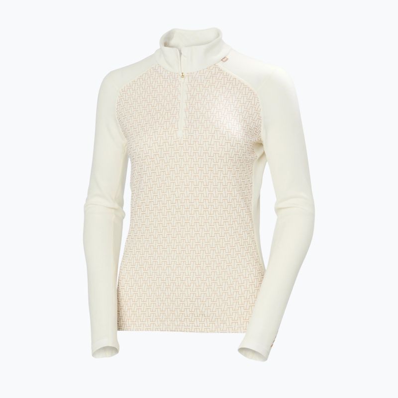Women's thermal sweatshirt Helly Hansen Lifa Merino Midweight Gra 1/2 Zip snow monogram aop 5