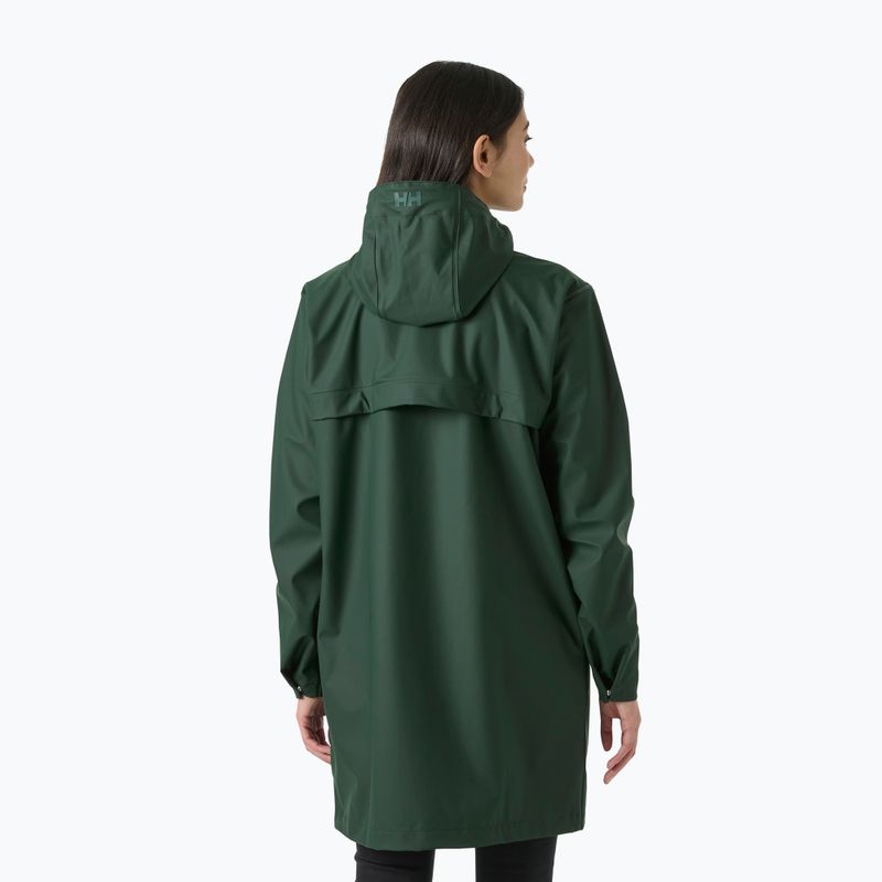 Women's raincoat Helly Hansen Moss Rain Coat dark jungle 2