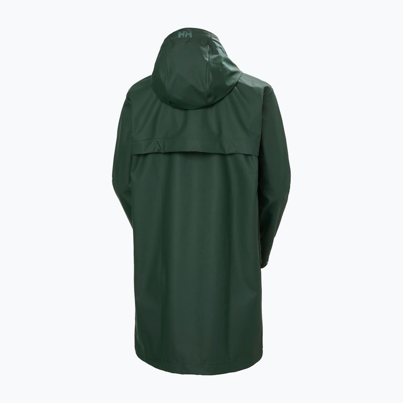 Women's raincoat Helly Hansen Moss Rain Coat dark jungle 7