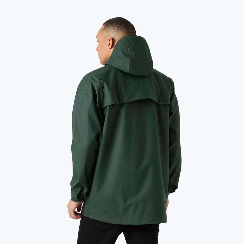 Men's rain jacket Helly Hansen Moss Rain Coat dark jungle 2