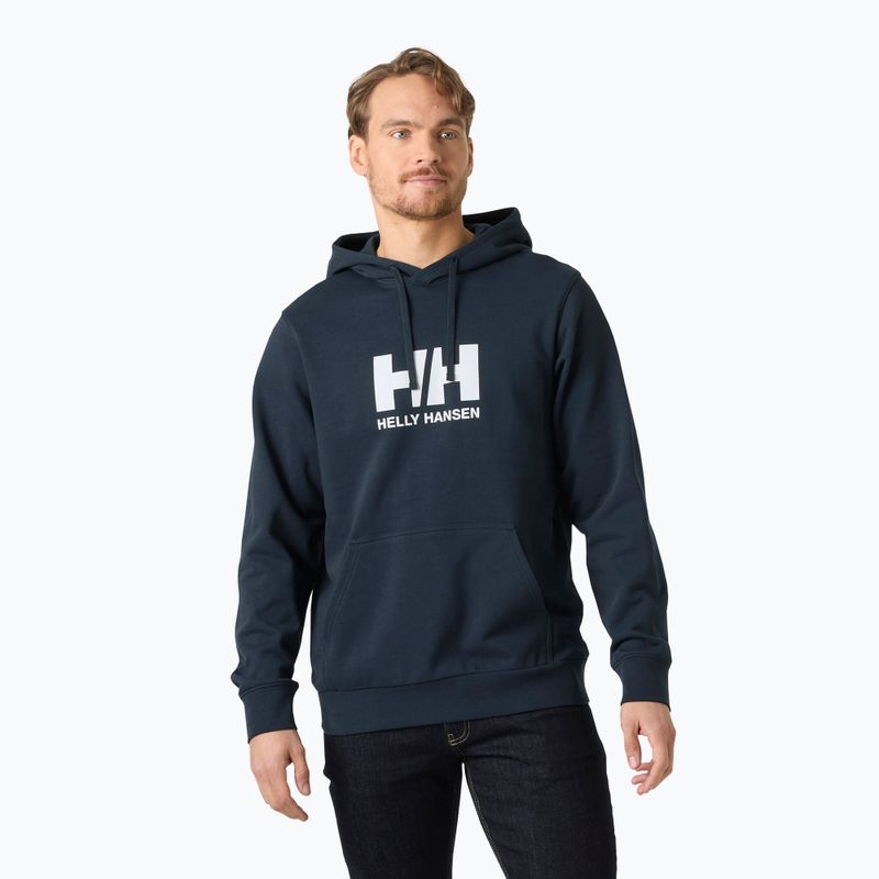 Men's sweatshirt Helly Hansen HH Logo Hoodie navy