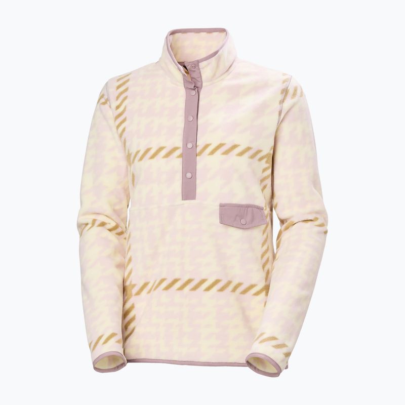 Women's fleece sweatshirt Helly Hansen Maridalen Printed Fleece pink shake broxburn plaid 5